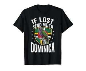 en Cas de Perte, envoyez-Moi à la Dominique, Bouclier de Perroquet Sisserou Vintage T-Shirt