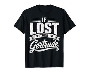 en Cas de Perte, retournez à Gertrude Couples Funny Matching T-Shirt Graphique avec Valeur