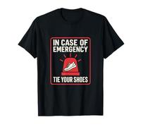 En cas d'urgence, attachez vos chaussures Marathon Humour T-Shirt