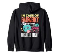 en Cas d'urgence, Sauvez Mon Premier Musicien de ukulélé Sweat à Capuche