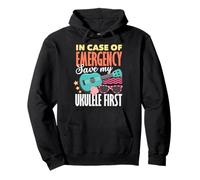 en Cas d'urgence, Sauvez Mon Premier Musicien de ukulélé Sweat à Capuche