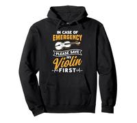 en Cas d'urgence, Veuillez sauver Mon Violon First Art Pro Sweat à Capuche