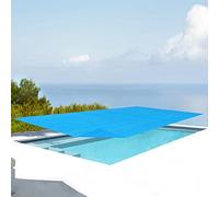 [en.casa] Bâche Solaire de Piscine Rectangulaire Couverture à Bulles Film Chauffant Isolation Thermique Anti-UV Protection Épaisseur 115 µm Polyéthylène 300 x 200 cm Bleu