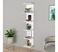 Étagère murale Surahammar à 6 niveaux 180 x 35 x 32 cm blanc