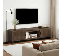 Meuble TV Lukkodso 150 x 40 x 40 cm effet noyer