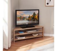 Meuble TV Berg 110 x 36 x 42 cm effet chêne