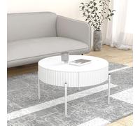 Table basse Rill 36 x 60 cm blanc [en.casa]