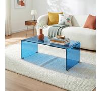 Table basse Väsas verre 90 x 45 x 35 cm bleu