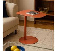 [en.casa] Table d'Appoint Bout de Canapé Table de Chevet au Style Intemporel Design Élégant Moderne Stable Intérieur Extérieur pour Salon Séjour Balcon Terasse Métal 50 x 50 x 38 cm Vert Pomme