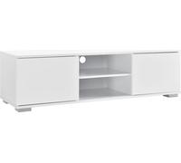 [en.casa]® Table de télévision - Noir 34,5x120x40 cm - TV Lowboard Board Armoire de télévision Armoire basse