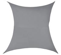 [en.casa] Voile d'Ombrage Toile d'Ombrage Toile de Protection Polyester Polyuréthane Quadrilatéral Gris Foncé 2x3 m Gris