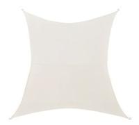 [en.casa] Voile d'ombrage Rectangulaire 2x4m Sable Protection solaire Protection UV Hydrofuge Toit solaire