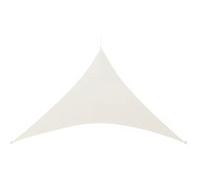 [en.casa] Voile d'ombrage triangulaire 300x300x300cm Sable Protection solaire enductionPolyuréthane160g/m² Protection UV Toit d'ombrage