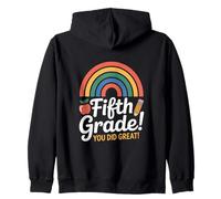 en cinquième année, Vous Avez Fait Une Excellente Graduation Rainbow Sweat à Capuche