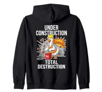 en Construction, Destruction Totale, drôle de démolition, oie Sweat à Capuche