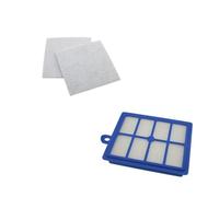 En Coton Moteur De Filtre À Poussière H12 H13, Compatible Avec Philips | Filtre Compatible avec Electrolux Compatible avec aspirateur AEG FC9080 FC9200 FC9252 ZU3375(1set)