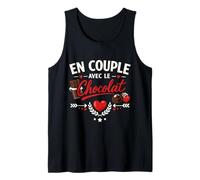 en Couple avec Le Chocolat Humour Débardeur