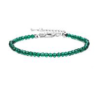 en Cristal, en Pierre Naturelle 3 mm perlé Minuscule émeraude Jade Gemstone amitié ajusté Chakra Bracelets Cadeau Lucky Gift for Women Men