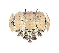 en Cristal K9 Moderne élégant, Lampe Suspendue à Fleur Romantique, Pendentif Transparent, Boule de Pluie, plafonnier LED/E14, luminaire d'intérieur pour Chambre à Coucher, Couloir, Salon