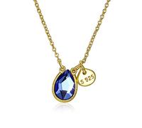 en Cristal S925 Silver Drop Pendant Collier