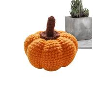 en Crochet,Décorations de Table Courges Artificielles Halloween - Décor Rustique Fermier | Pour Cuisine Cheminée Étagère Bibliothèque Table Maison Centre De Et