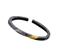 En cuivre doté d ' une texture unique et d ' une fermeture réglable, idéal pour un usage quotidien comme accessoire de mode Bijoux en cuivre pour femmes