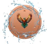 en cuivre pour abreuvoir à oiseaux | 10 cm de diamètre avec support à trois points - Disque de nettoyage en cuivre - Pour femmes, mamans, jardinières, amateurs de nature, jardin, arrière-cour