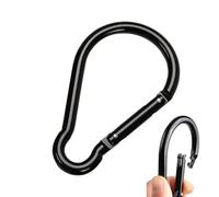 en d'aluminium - Crochet à Clip en D Robuste | Crochet à Clip pour Porte-clés | de randonnée adapté pour Le Camping, la randonnée, l'escalade, Les Sports de Plein air