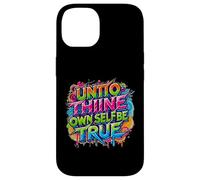 en détresse Envers toi-même, sois Vrai Hamlet Shakespeare Coque pour iPhone 14