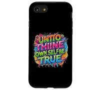 en détresse Envers toi-même, sois Vrai Hamlet Shakespeare Coque pour iPhone SE (2020) / 7/8