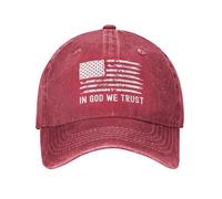 en Dieu Nous croyons Drapeau Chapeau Jésus Chapeau chrétien Dieu américain Jésus Chapeau Casquettes de Camionneur Casquette de Baseball Casquettes de Sport réglables Unisexe