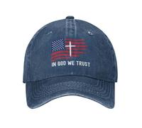 en Dieu Nous croyons Drapeau Chapeau Jésus Chapeau chrétien Dieu américain Jésus Chapeau Casquettes de Camionneur Casquette de Baseball Casquettes de Sport réglables Unisexe