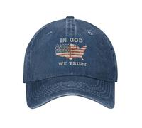 en Dieu Nous croyons Drapeau Chapeau Jésus Chapeau chrétien Dieu américain Jésus Chapeau Casquettes de Camionneur Casquette de Baseball Casquettes de Sport réglables Unisexe