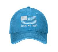en Dieu Nous croyons Drapeau Chapeau Jésus Chapeau chrétien Dieu américain Jésus Chapeau Casquettes de Camionneur Casquette de Baseball Casquettes de Sport réglables Unisexe
