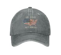 en Dieu Nous croyons Drapeau Chapeau Jésus Chapeau chrétien Dieu américain Jésus Chapeau Casquettes de Camionneur Casquette de Baseball Casquettes de Sport réglables Unisexe