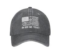 en Dieu Nous croyons Drapeau Chapeau Jésus Chapeau chrétien Dieu américain Jésus Chapeau Casquettes de Camionneur Casquette de Baseball Casquettes de Sport réglables Unisexe
