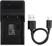 EN-EL10 USB Chargeur pour Nikon Coolpix S200,S203,S210,S220,S230,S3000,S4000,S500,S510,S5100,S520,S570,S60,S600,S700,S80 Caméra
