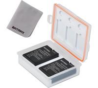 EN-EL14 EN-EL14A Batterie et Boîtier de Stockage de Batterie & Carte mémoire Compatible avec Nikon Coolpix P7000 Coolpix P7100 Coolpix P7700 D5100 D5200 D5300 D3100 D3200 D3300 D3400 D3500,DF