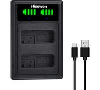 EN-EL14 ENEL14a Chargeur de batterie, double USB, pour D3200, D5600, D3100, D3500, D3400, D3300, DF DSLR, Coolpix P7800/P7700/P7100/P7000