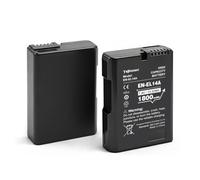 EN-EL14A EN-EL14 Batterie de rechange pour Nikon D5600, D5500, D5300, D5200, D5100, D3500, D3400, D3300, D3200, D3100, P7000, P7100, P7700 P7800 P71800 mAh, 7,4 V, 13,32 Wh