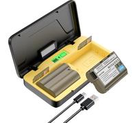 EN-EL15/EL15C Chargeur Rapide Double Batterie ¿3000mAh 20W avec Stockage,Écran LCD,Compatible avec Nikon Z5,Z6,Z7,Z8,D7100, D750, D7000, D7500, D610, D880, D850,D800 D600 D800e D810a D880