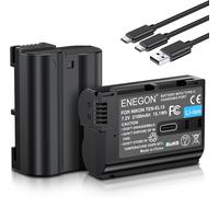 EN-EL15/EL15c Direct-Charge Batteries (2100mAh) with Type C Charging Port for Nikon Z5,Z6,Z7,Z8,D7100, D750, D7000, D7200, D600,D610,D880, D810,D810a,D800 D850