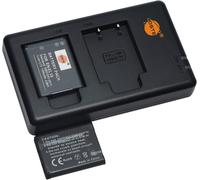 EN-EL19 Lot de 2 Batteries de Rechange Rechargeables et Chargeur Double Compatible avec NP-BJ1, DSC-RX0 et Nikon Coolpix S32, S100, S4100, S4200, S4300, S5200, S5300, S6500, S7000, etc.