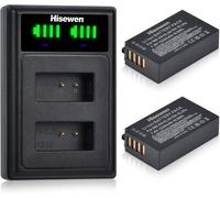 EN-EL20 EN-EL20a Batterie et Chargeur,2 Pack 1220mAh Batterie pour Nikon Coolpix P1100,P1000,P950,1 AW1,1 J1,1 J2,1 J3,1 S1,1 V3,DL24-500,Coolpix A