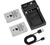 EN-EL24 ENEL24 Batterie (2-Pack) et Chargeur USB Costume Compatible pour Nikon 1 J5