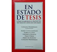 En Estado de Tesis. C¾mo Elaborar El Proyecto de Tesis en Ciencias Sociales