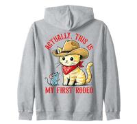 En fait, c'est mon premier mème drôle de chat de rodéo Sweat à Capuche