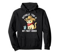 En fait, c'est mon premier mème drôle de chat de rodéo Sweat à Capuche