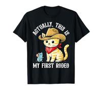 En fait, c'est mon premier mème drôle de chat de rodéo T-Shirt