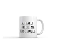 En Fait, C'Est Mon Premier Rodéo. Mug Mignonne Tasse Drôle Tasse À Café Pour Bureau L'École Cuisine 330Ml